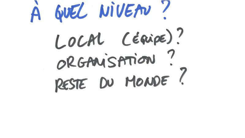 à quel niveau ?